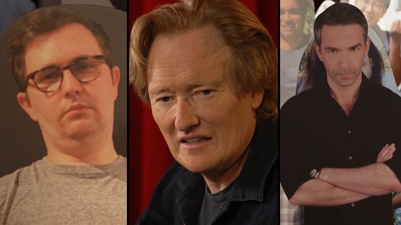 Berri bringe handlingen vindue Jordan Schlansky Joins Conan's Cardboard Cutout Audience | TBS.com